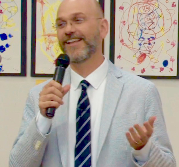 Sean Grover speaking at Manhattan Youth Center, June 3, 2015